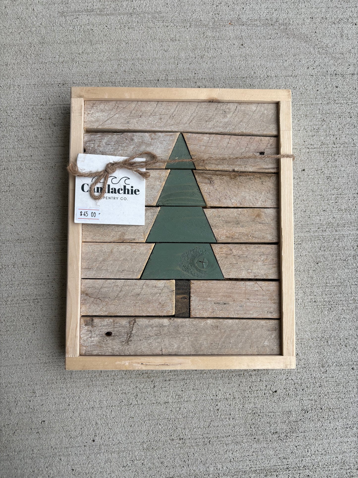 Recycled mosaic tree