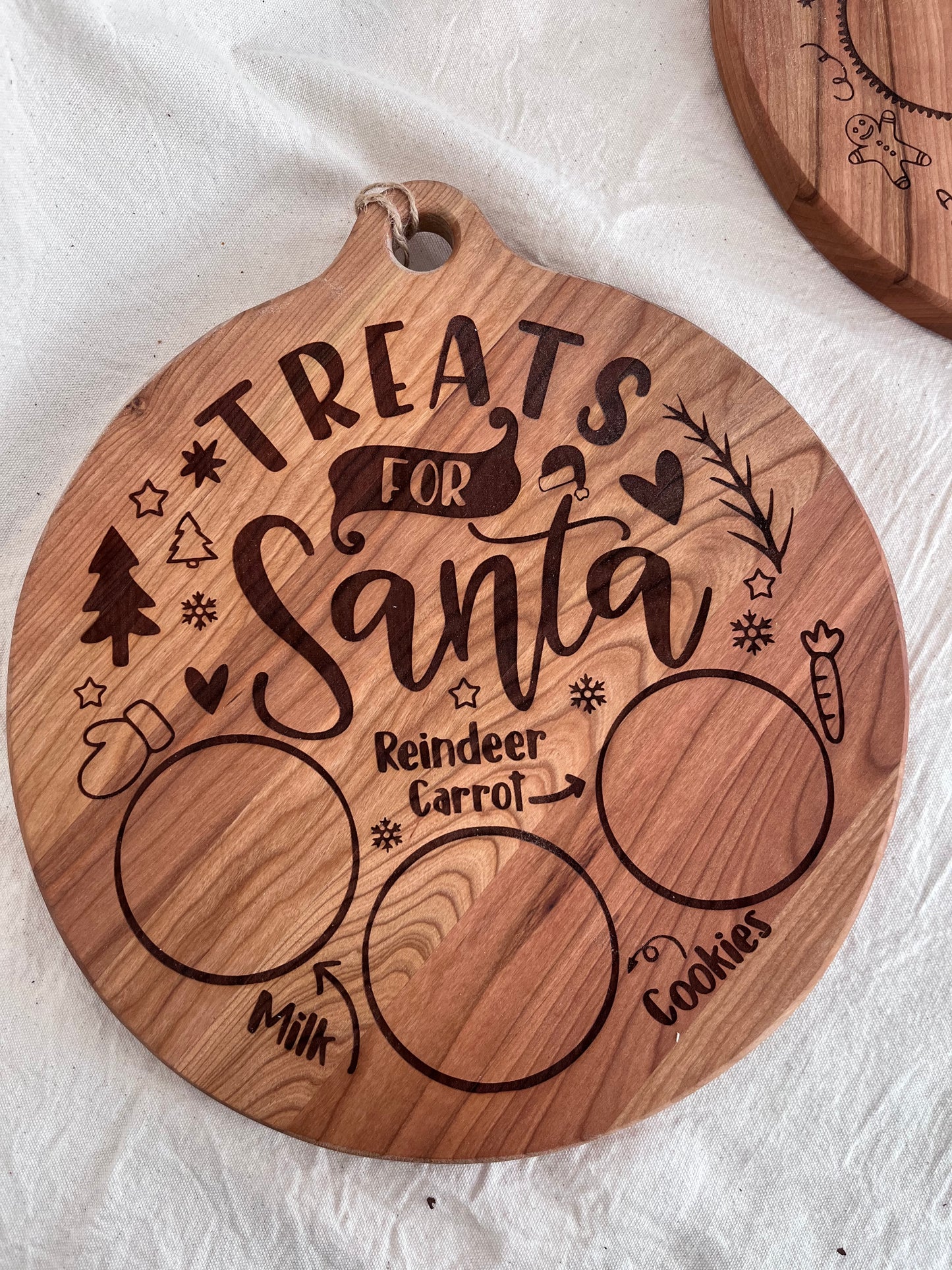 Santa treat tray