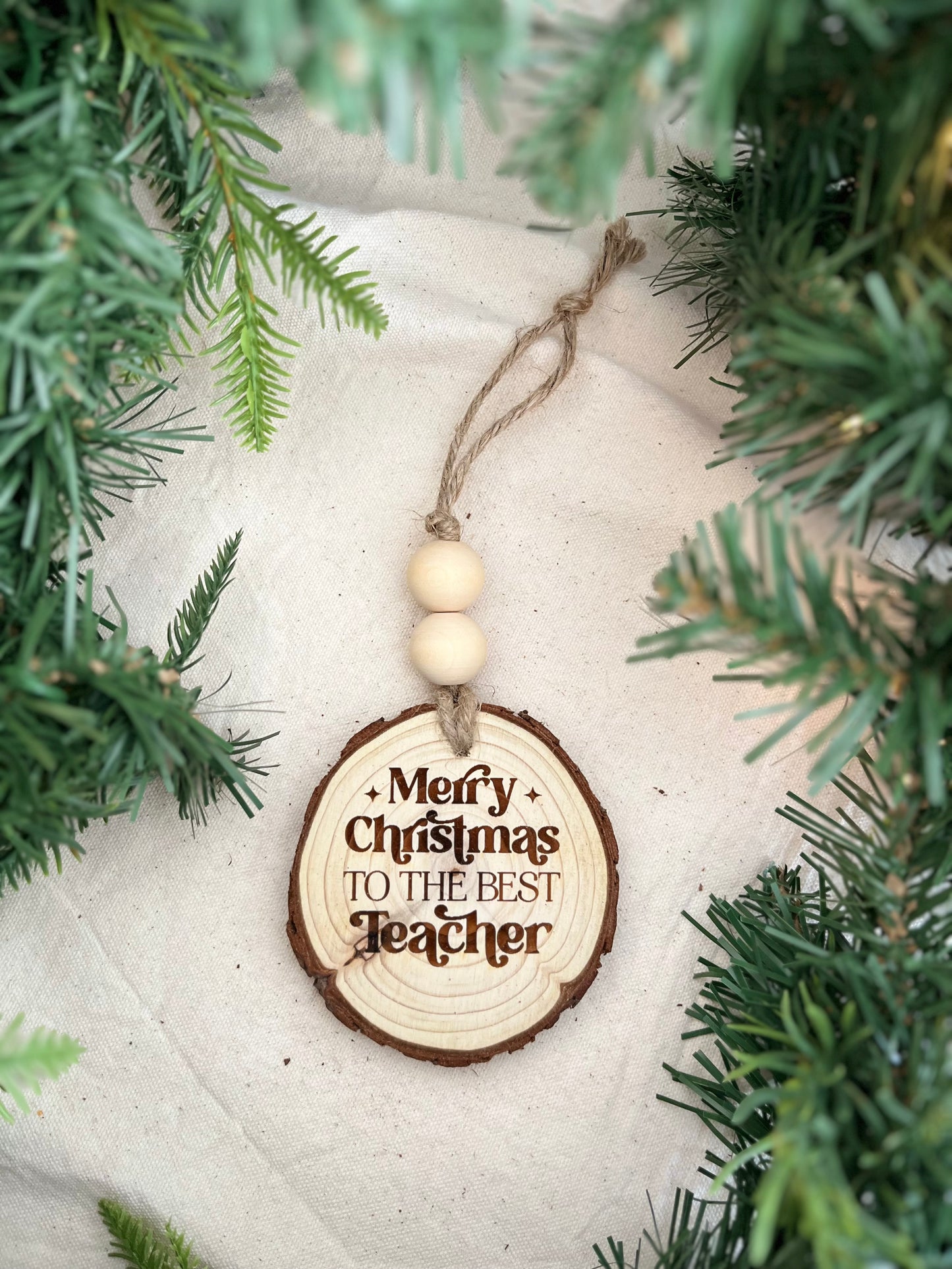 Wooden Christmas ornaments