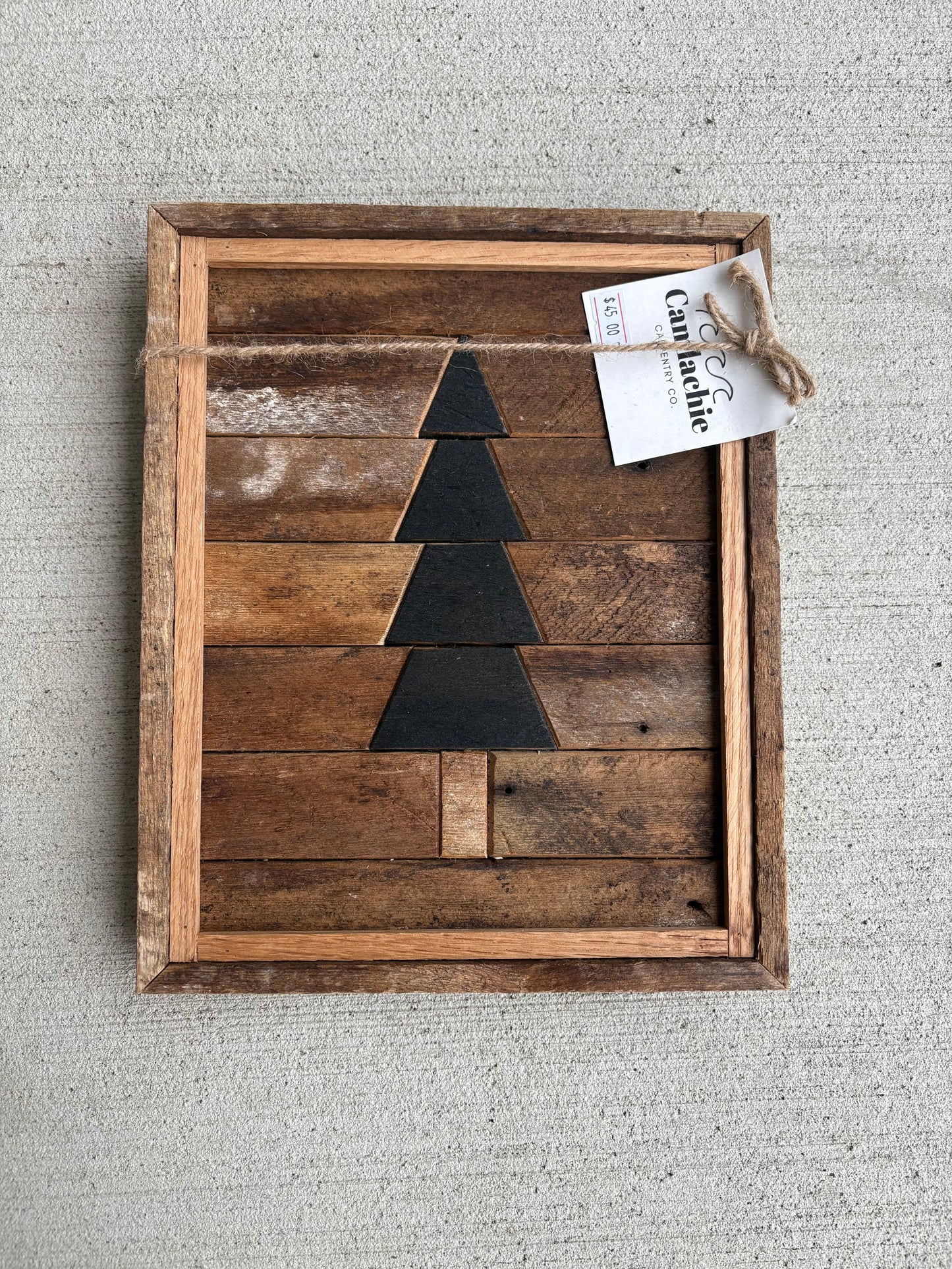 Recycled mosaic tree