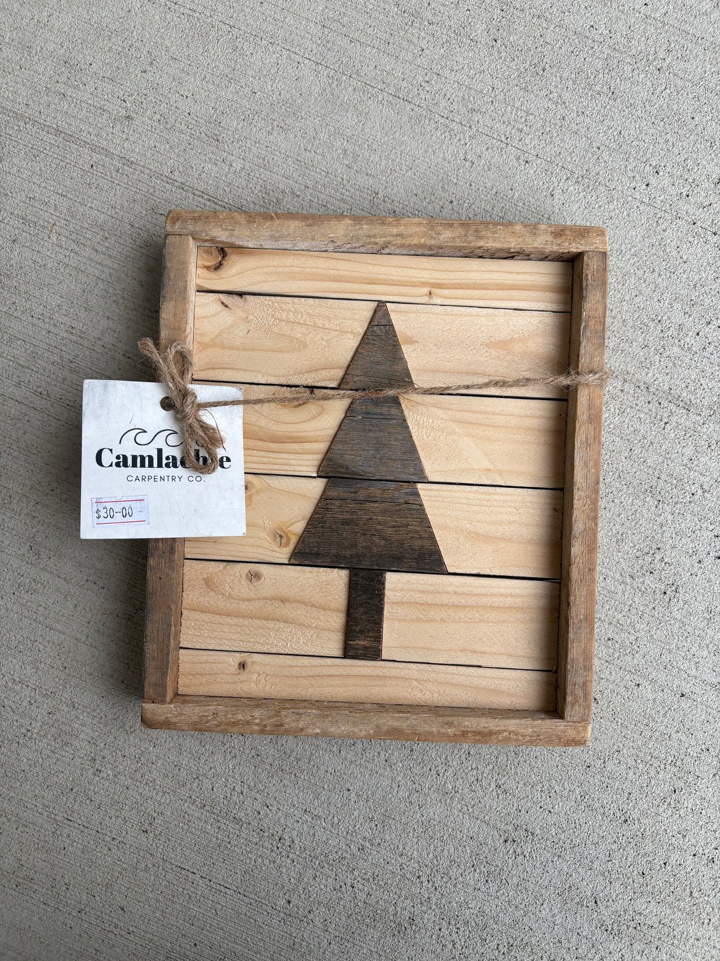 Recycled mosaic tree