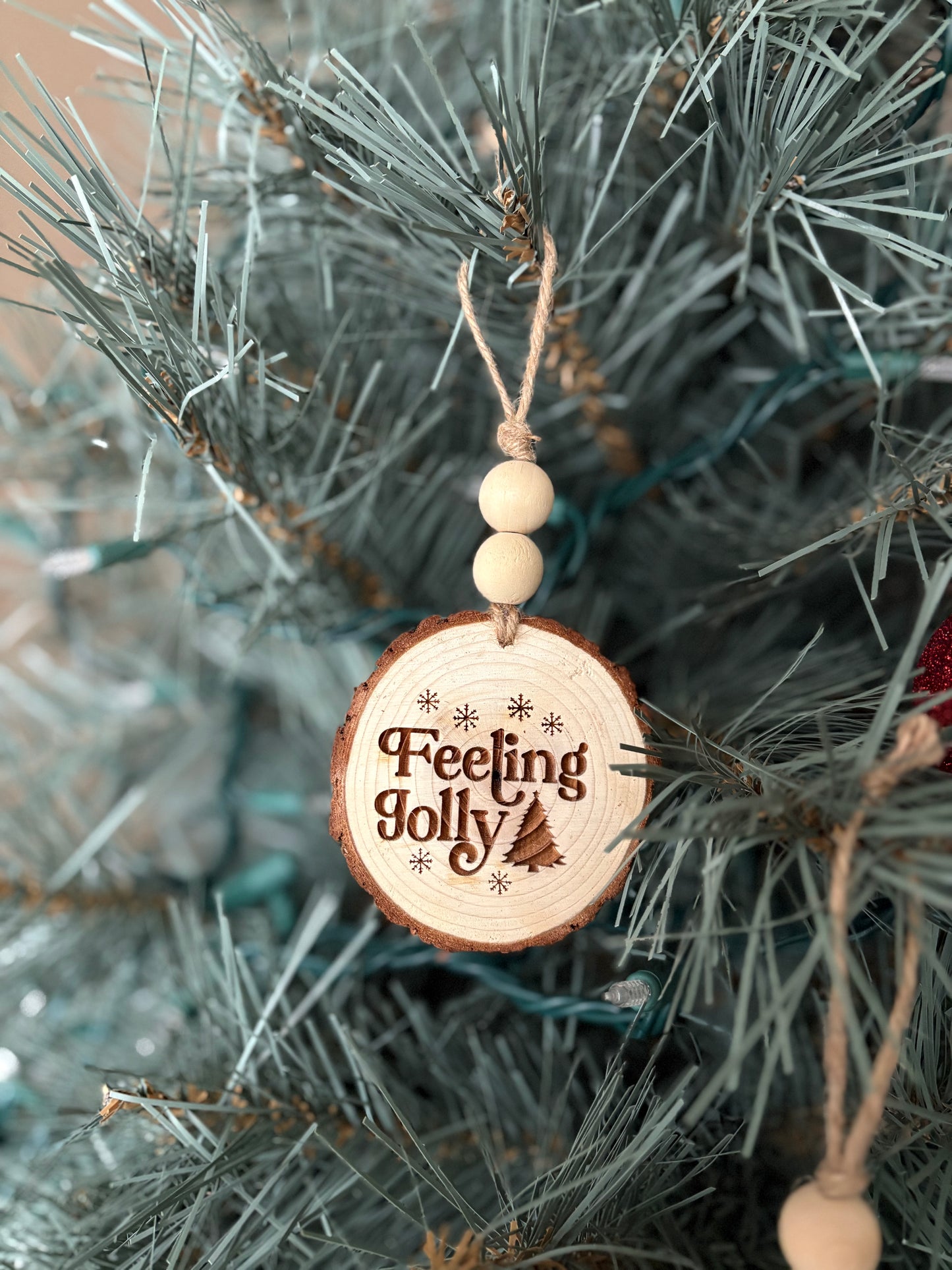 Wooden Christmas ornaments