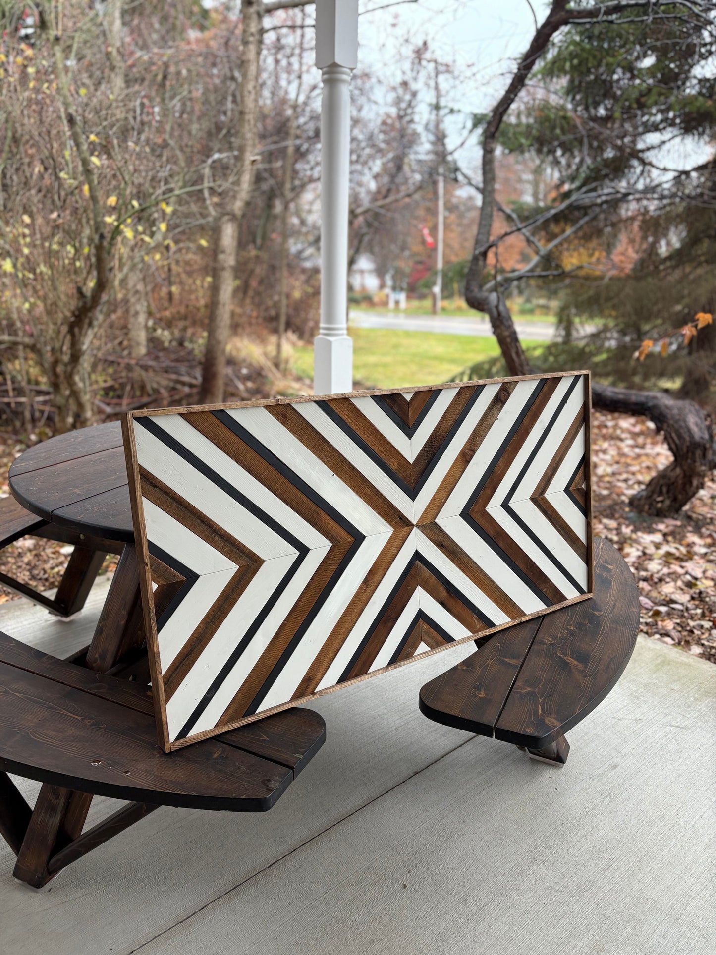 2x4 ft geometric wall hanging