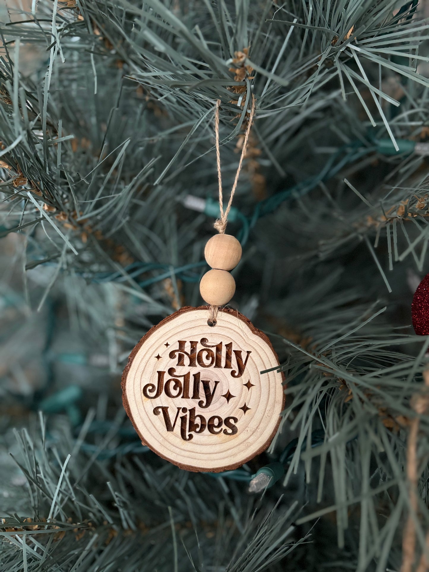 Wooden Christmas ornaments