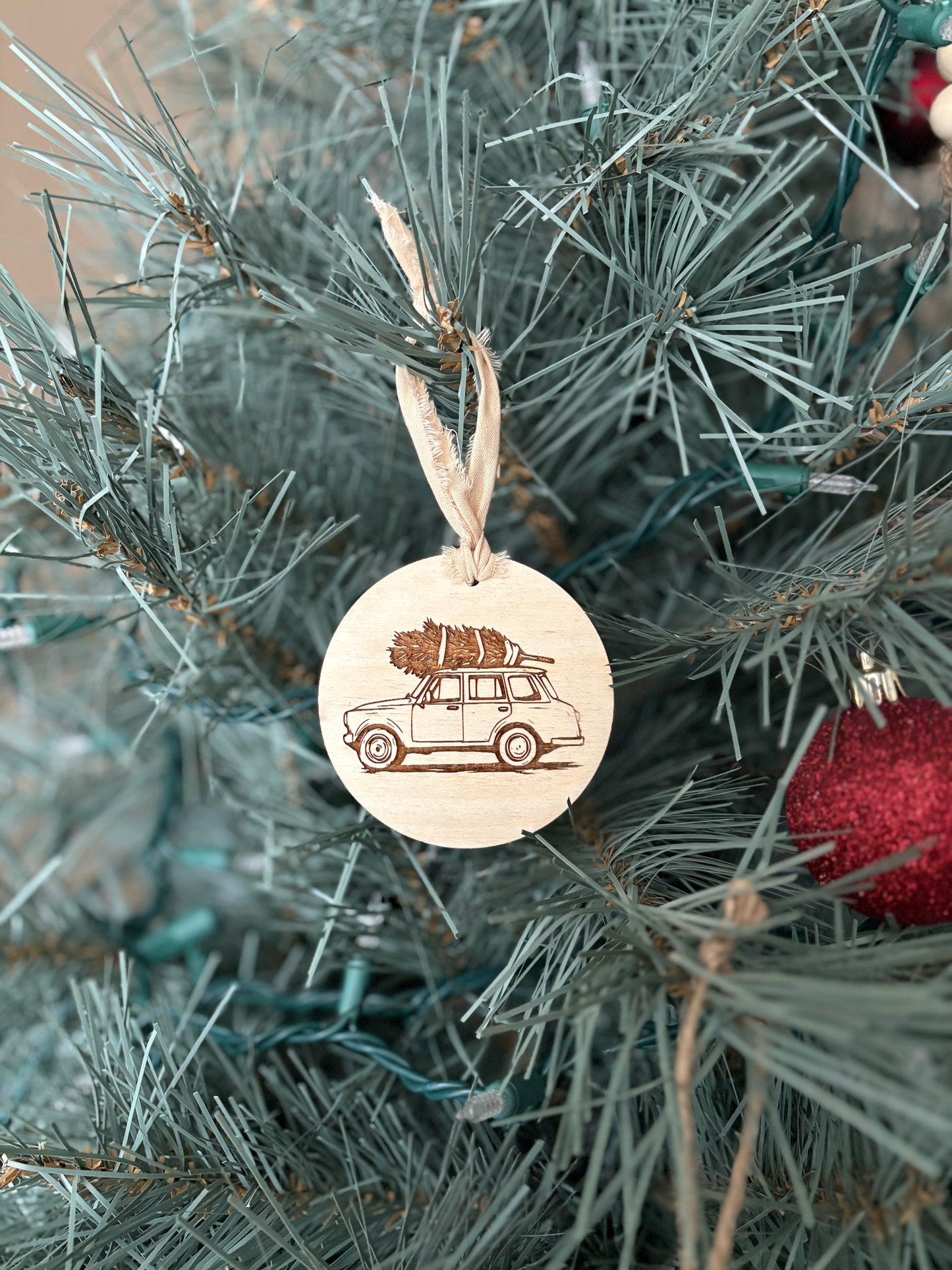 Wooden Christmas ornaments