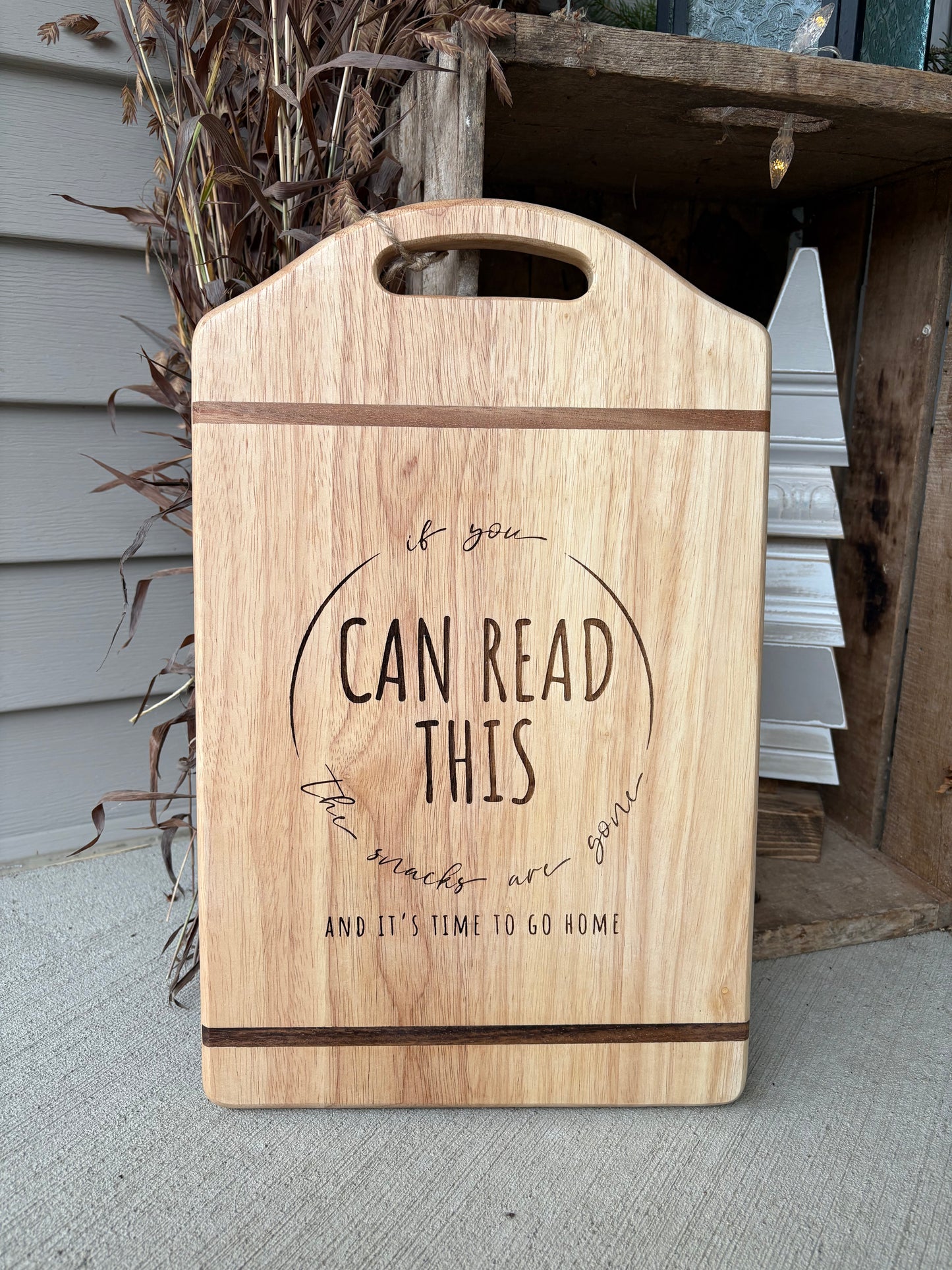 Snacks are gone & it’s time to go home charcuterie board