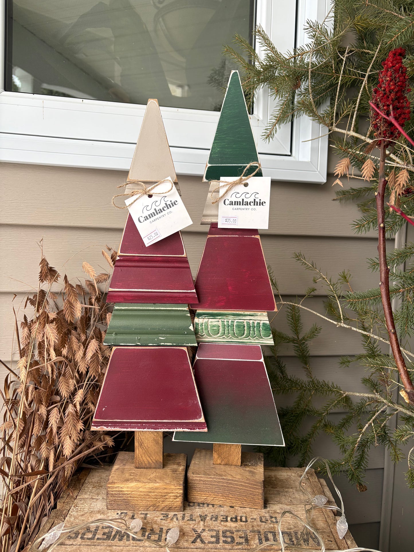 Recycled trim trees