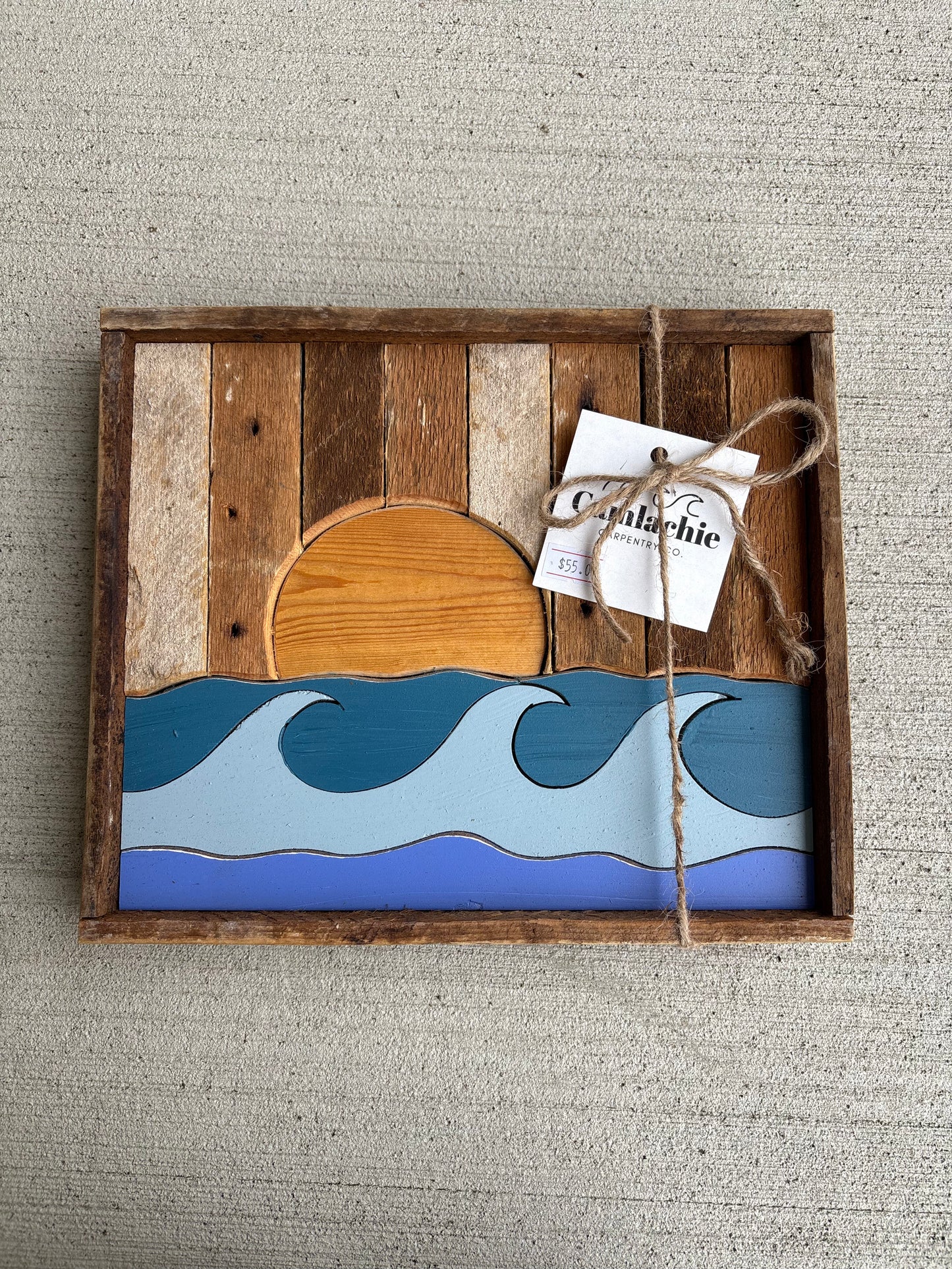 Mini lathe wave / sunset