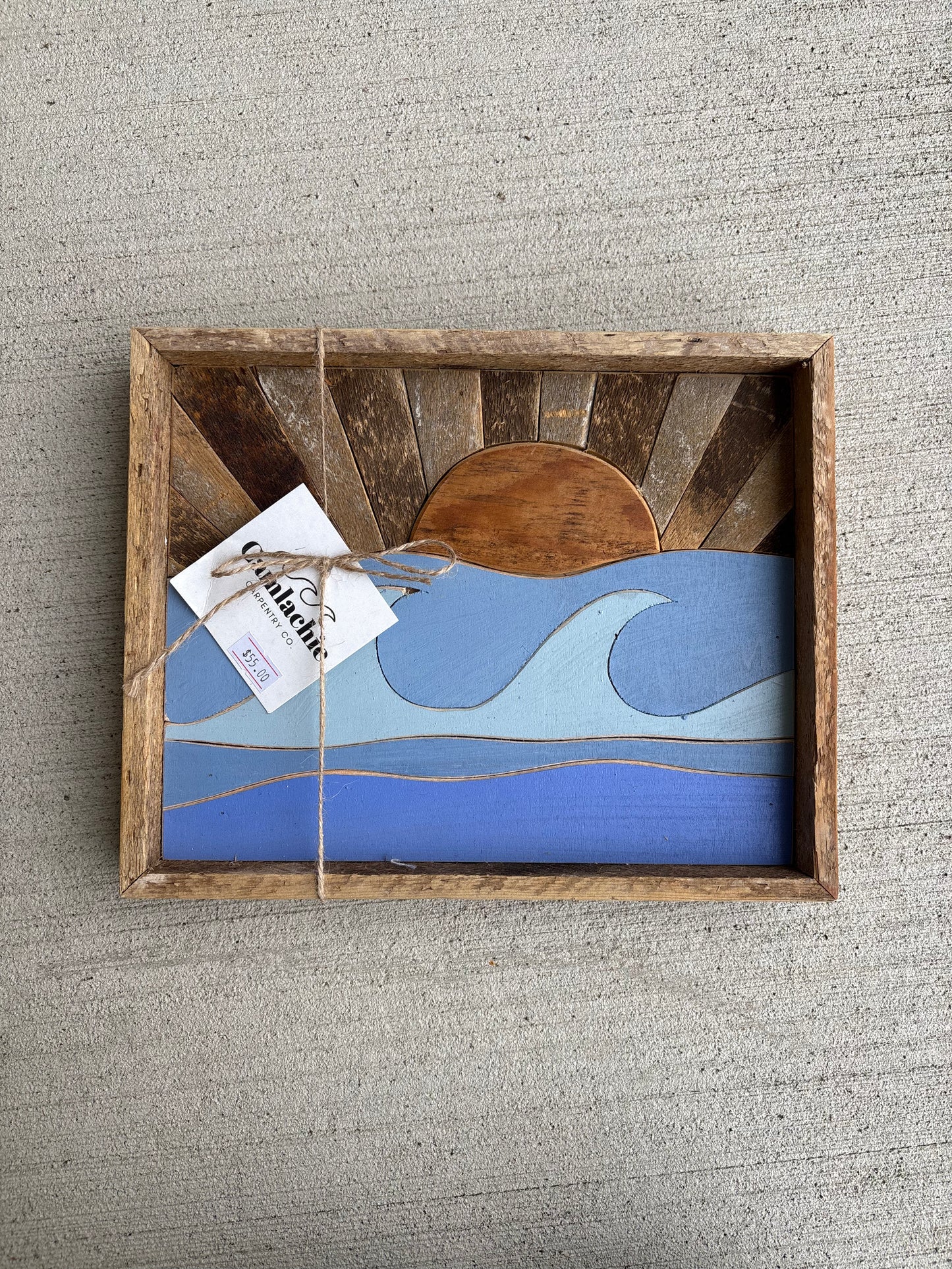 Mini lathe wave / sunset