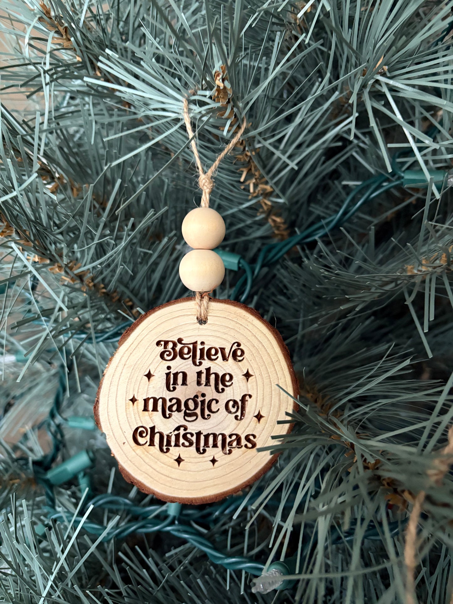 Wooden Christmas ornaments