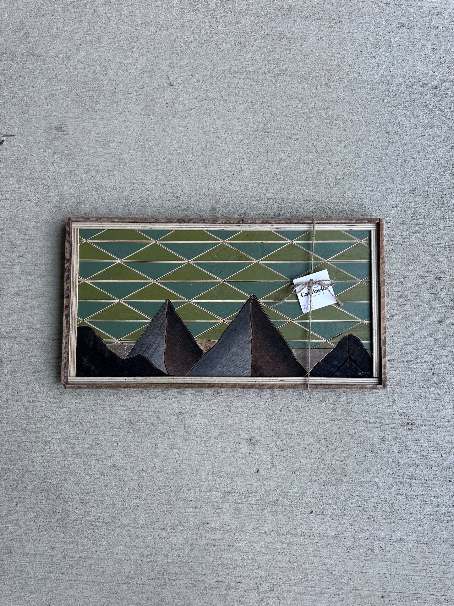 Green Geometric mosaic