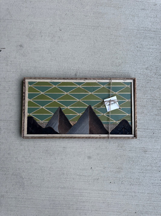 Green Geometric mosaic