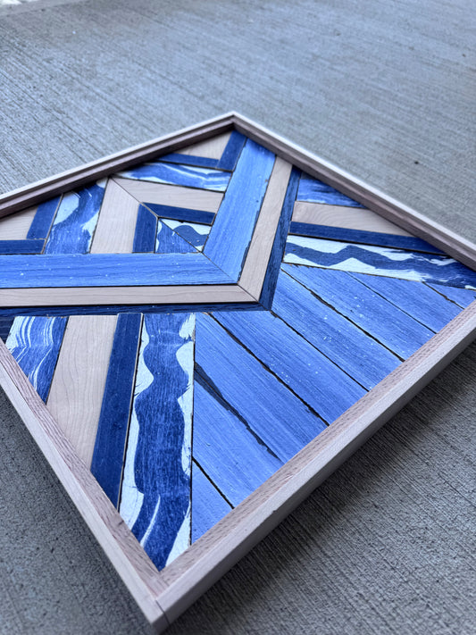 Abstract maple mosaic