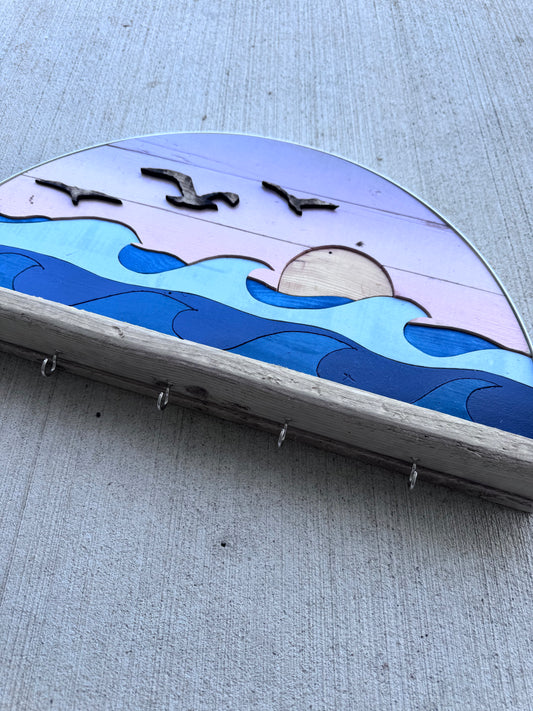 Seagull / wave key hanger